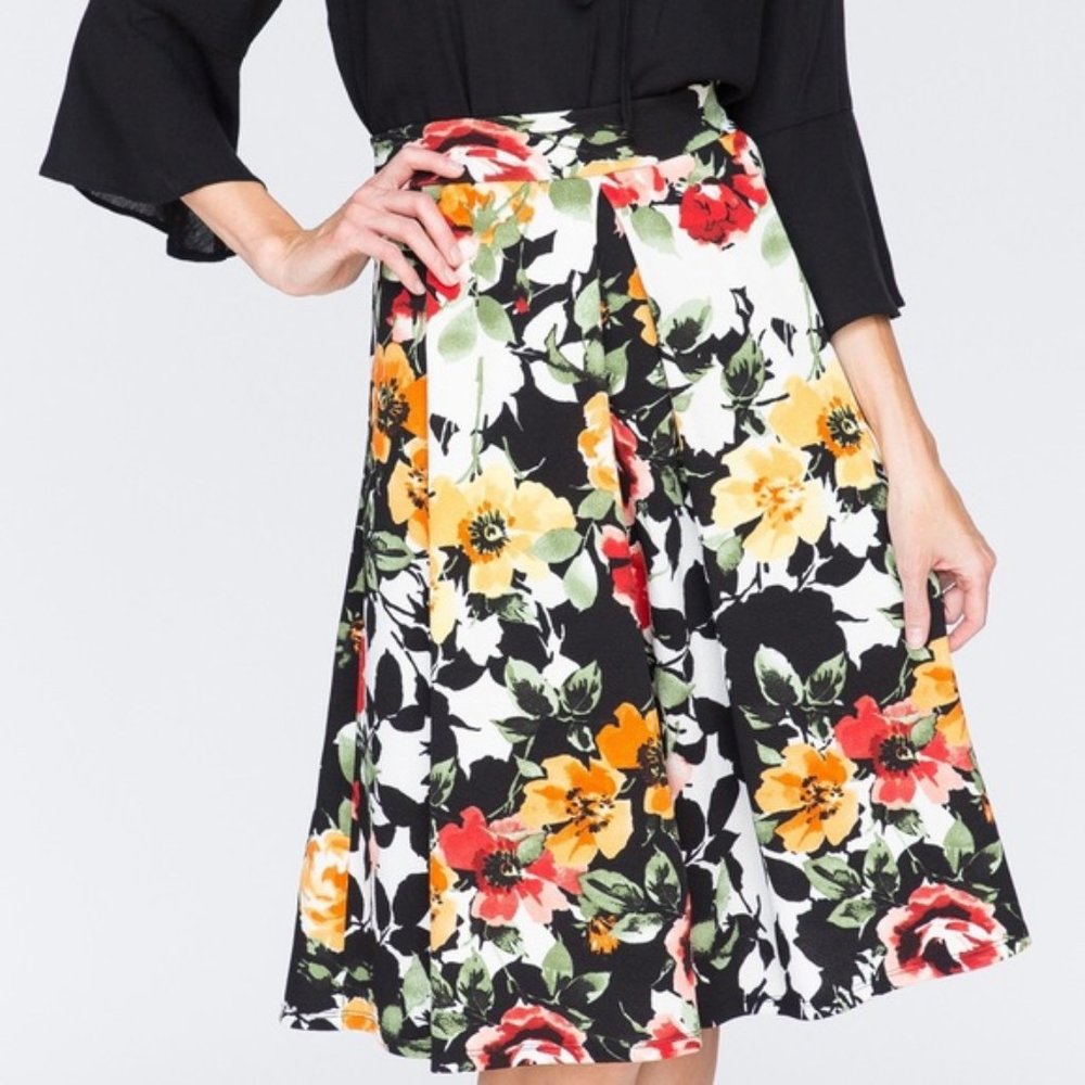 NWT Agnes & Dora Pleated Midi Skirt - 2xl